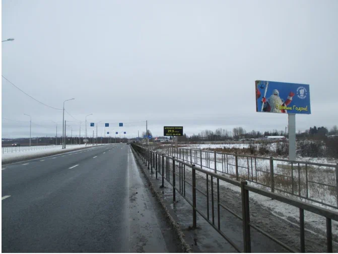 трасса А114 (Вологда-Новая Ладога), 700м до заправки Лукойл