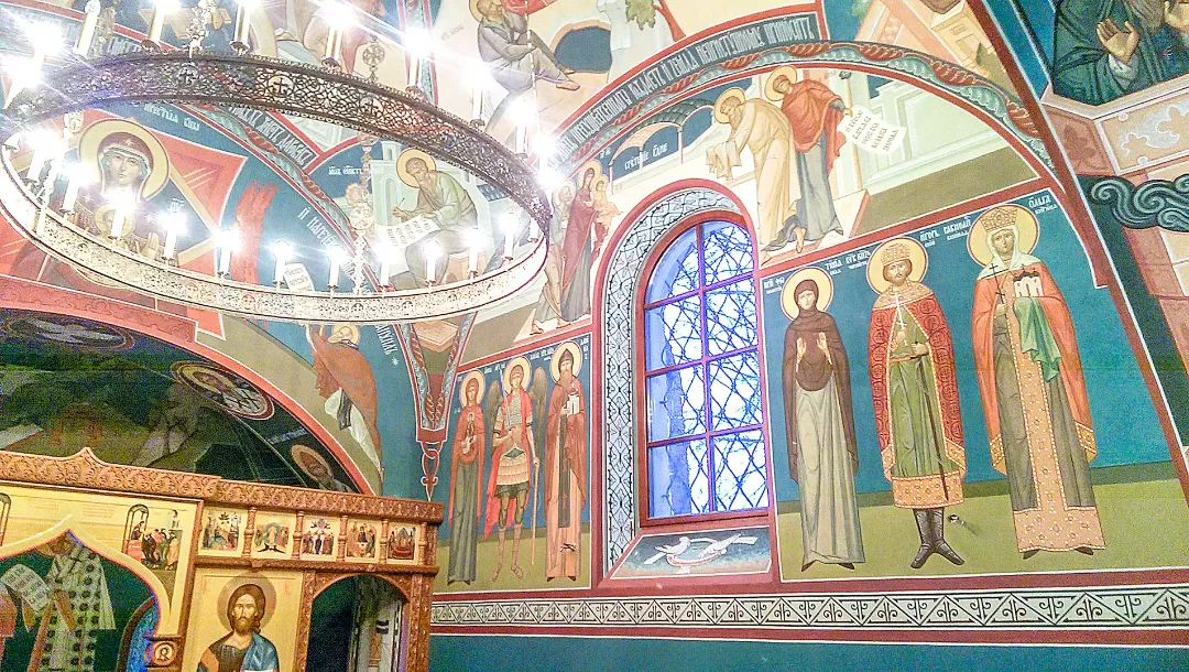 Роспись храма Всех Святых. Фрески. Артель "Радость"