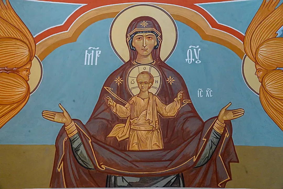 Роспись храма пророка Илии, Фрески. Артель "Радость"