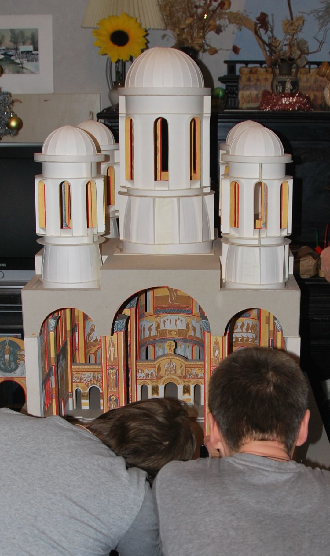 Проект росписи храма. Фрески. Артель "Радость".