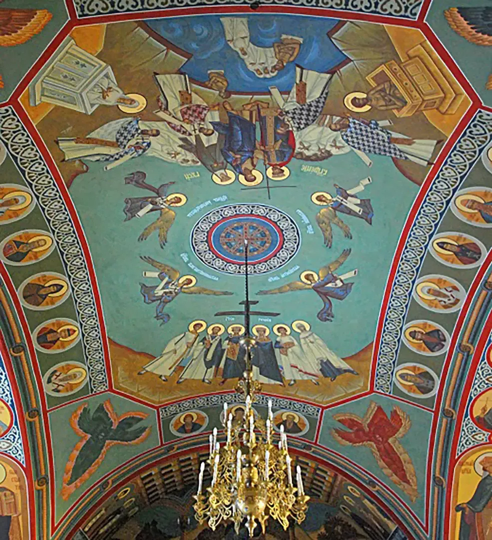 Роспись храма Николая Чудотворца. Фрески. Артель "Радость"