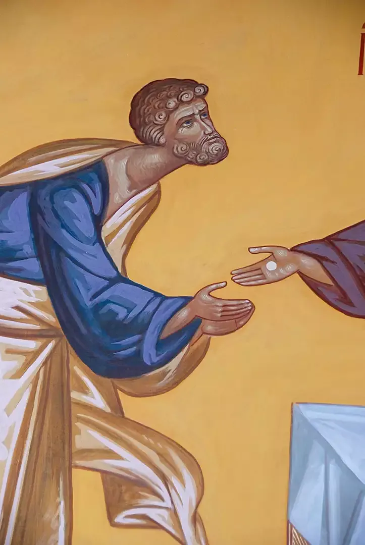 Роспись храма Рождества Христова. Фрески. Артель "Радость"