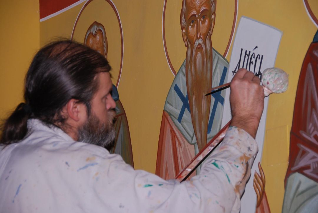 Роспись храма. Иконописцы. Фрески. Артель "Радость"