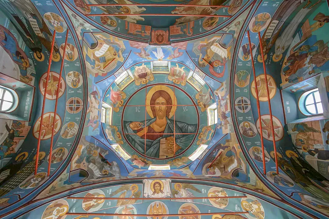 Роспись храма Сошествия Святого Духа. Фрески. Артель "Радость"