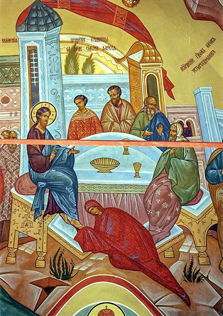 Роспись храма Спаса Преображения на Песках. Фрески. Артель "Радость"