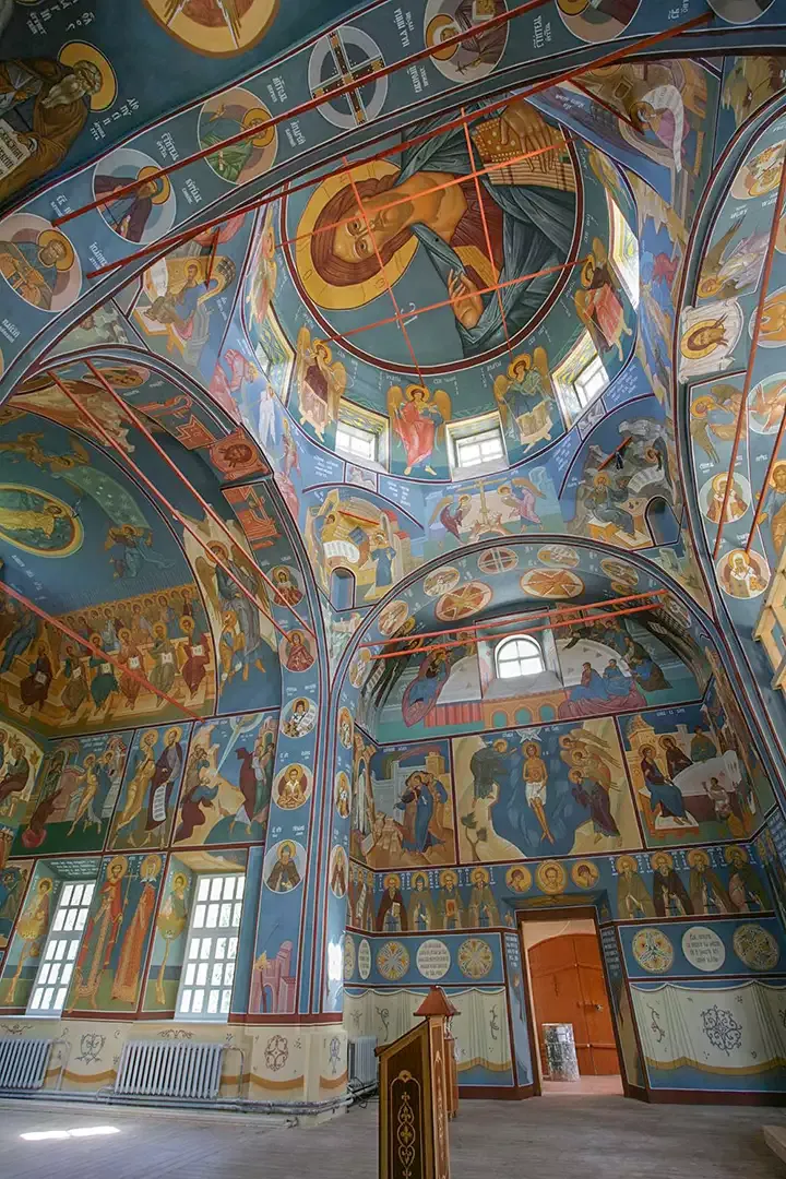 Роспись храма Сошествия Святого Духа. Фрески. Артель "Радость"