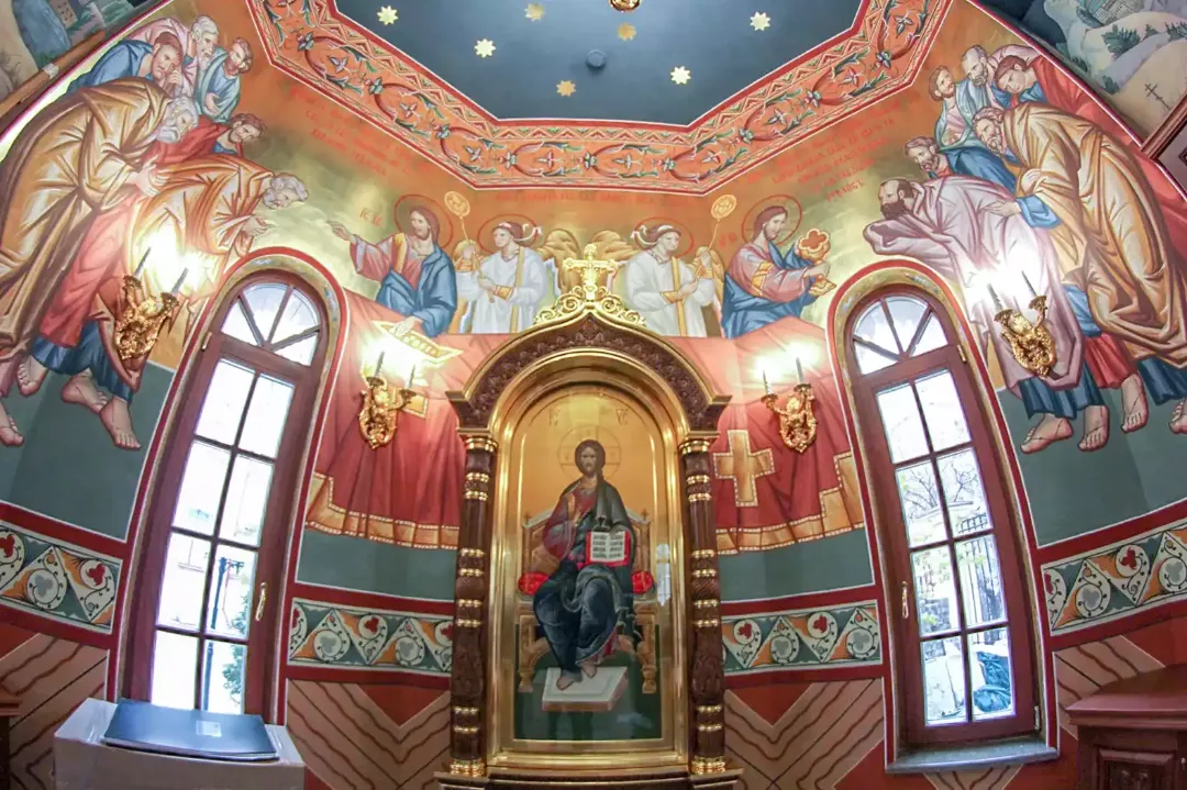 Роспись храма Николая Чудотворца. Фрески. Артель "Радость"