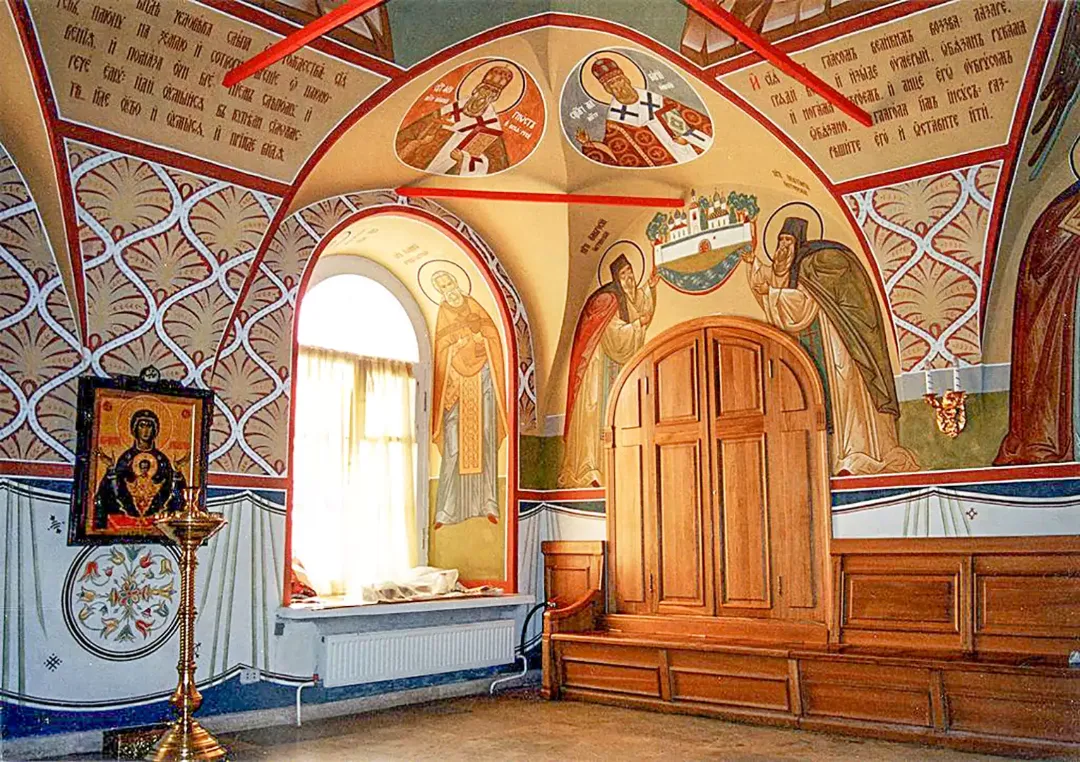 Роспись храма Спаса Преображения на Песках. Фрески. Артель "Радость"