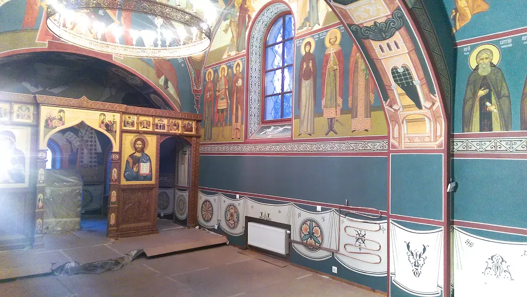 Роспись храма Всех Святых. Фрески. Артель "Радость"