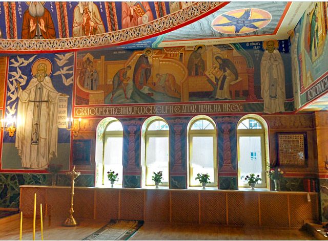 Роспись храма Сергия Радонежского. Фрески. Артель "Радость"