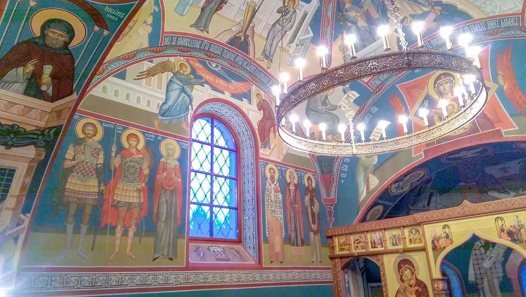 Роспись храма Всех Святых. Фрески. Артель "Радость"