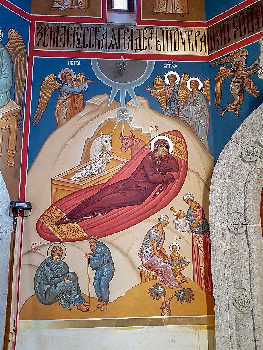 Роспись часовни Иоанна Богослова. Фрески. Артель "Радость"