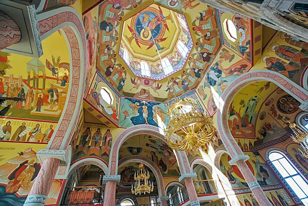 Роспись храма пророка Илии. Фрески. Артель "Радость"