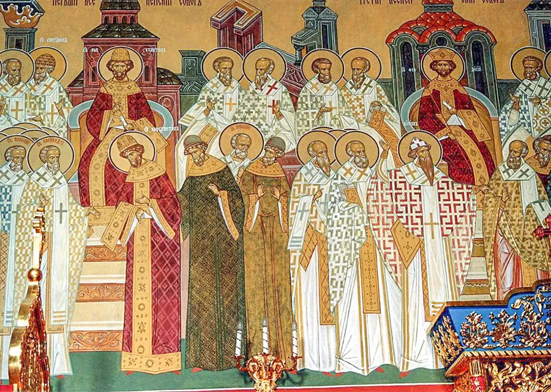 Роспись храма Спаса Преображения на Песках. Фрески. Артель "Радость"