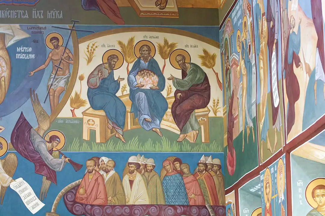 Роспись храма Сошествия Святого Духа. Фрески. Артель "Радость"