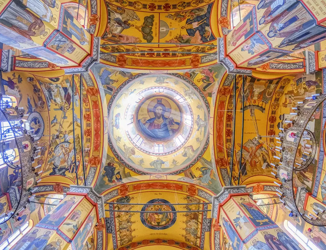 Роспись храма Серафима Саровского. Фрески. Артель "Радость"