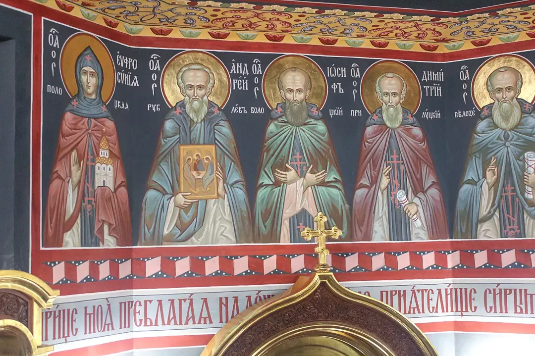 Роспись храма Николая Чудотворца. Фрески. Артель "Радость"