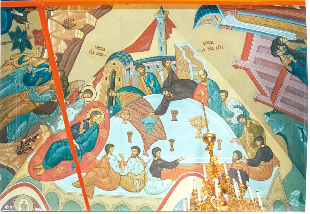 Роспись храма Симеона Столпника. Фрески. Артель "Радость"