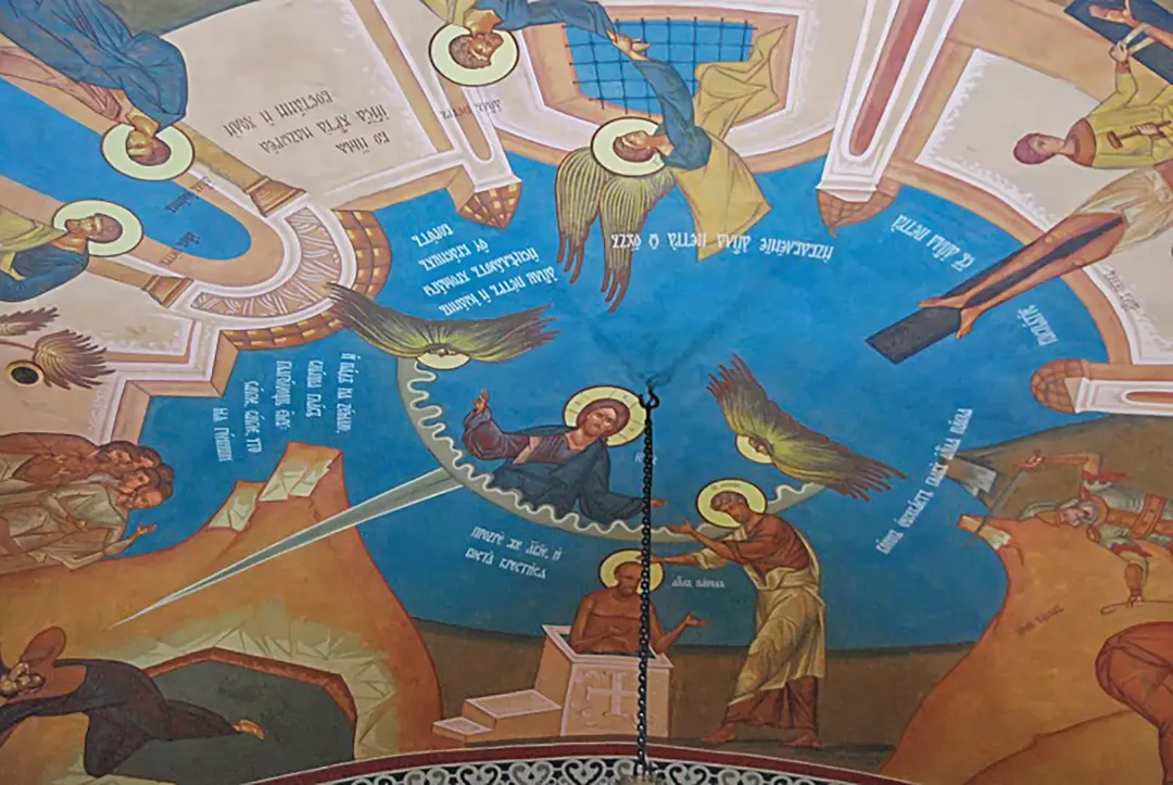 Роспись храма Николая Чудотворца. Фрески. Артель "Радость"