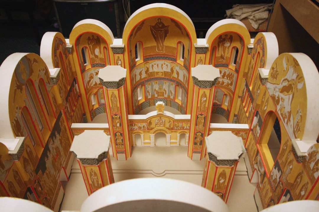 Проект росписи храма. Фрески. Артель "Радость".