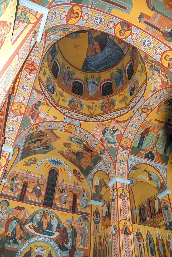 Роспись храма Рождества Христова. Фрески. Артель "Радость"