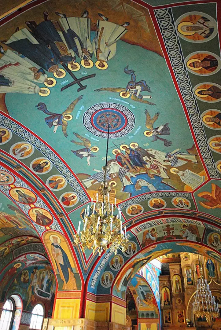 Роспись храма Николая Чудотворца. Фрески. Артель "Радость"