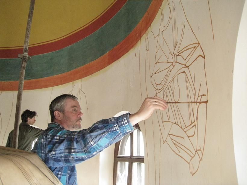 Роспись храма. Иконописцы. Фрески. Артель "Радость"