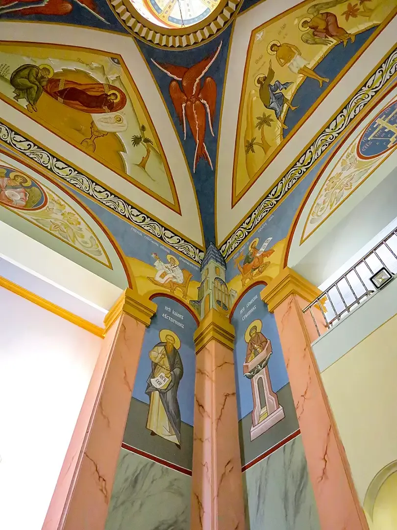 Роспись храма Живоначальной Троицы. Фрески. Артель "Радость"