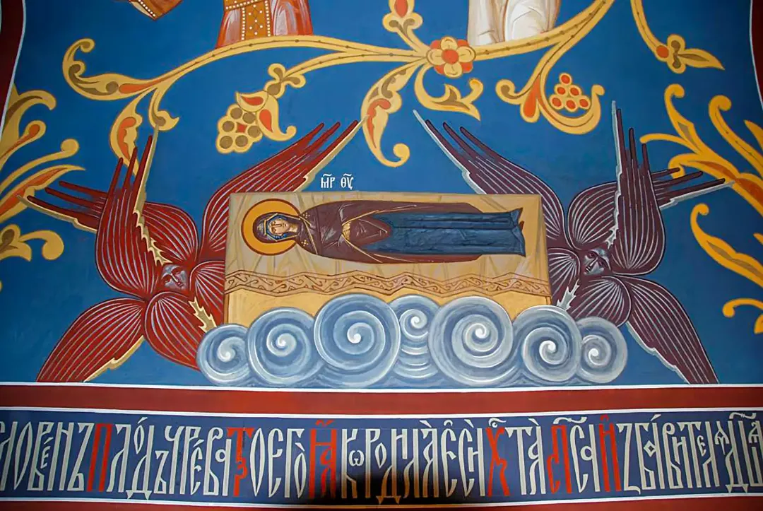 Роспись храма Покрова в Рубцове. Фрески. Артель "Радость"