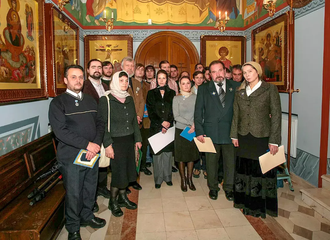 Роспись храма великомученика Пантелеимона, Патриарх. Фрески. Артель "Радость"