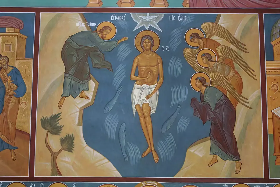 Роспись храма Сошествия Святого Духа. Фрески. Артель "Радость"