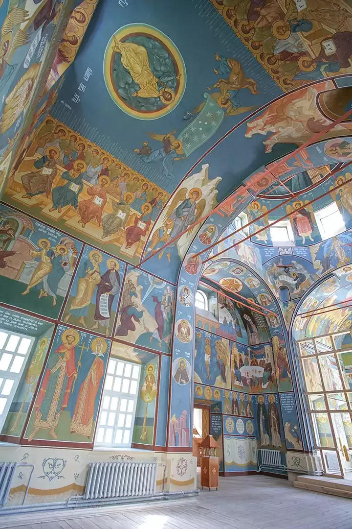 Роспись храма Сошествия Святого Духа. Фрески. Артель "Радость"