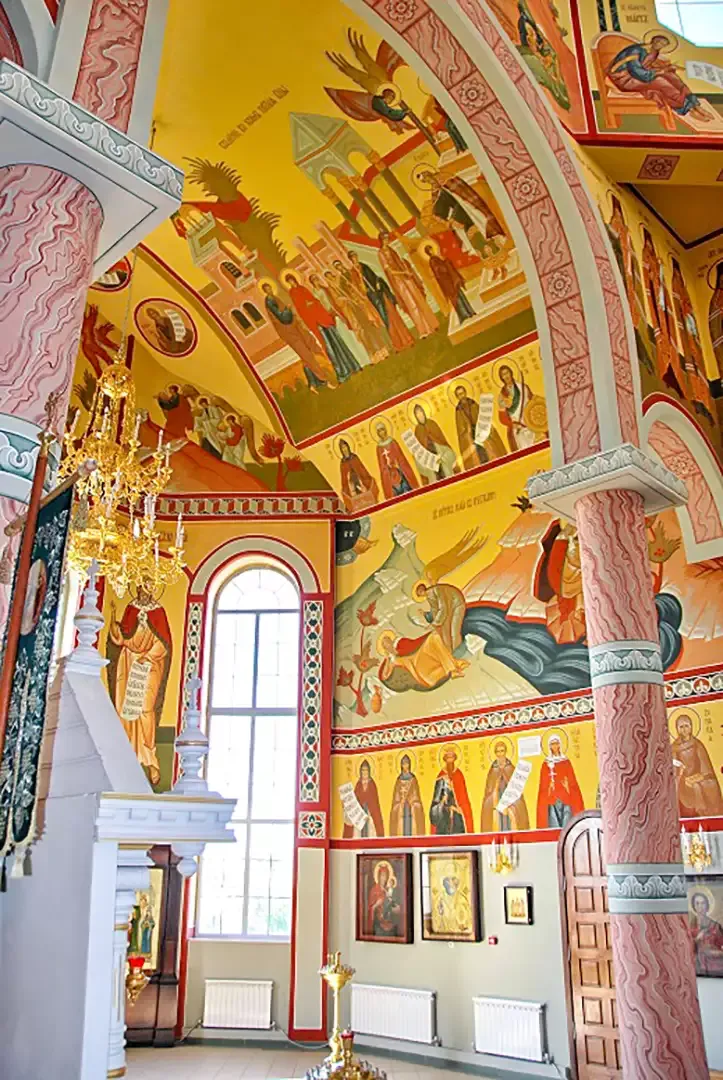 Роспись храма пророка Илии. Фрески. Артель "Радость"