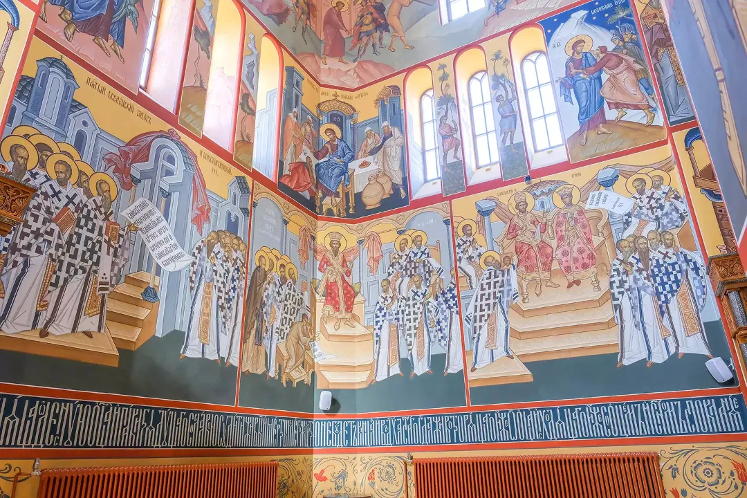 Роспись храма Серафима Саровского. Фрески. Артель "Радость"