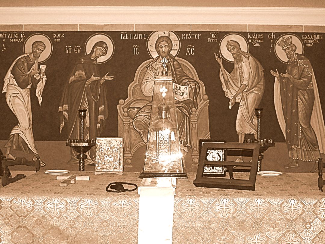 Роспись храма Христианского центра "Покров". Фрески. Артель "Радость"