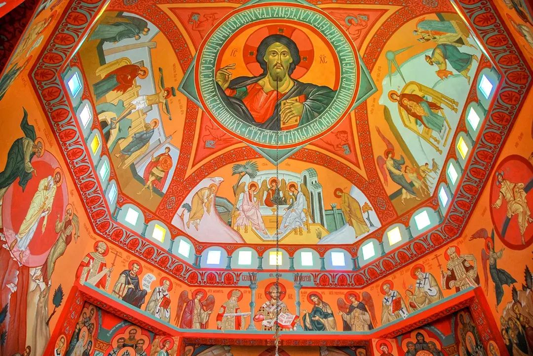 Роспись храма Воскресения Христова. Фрески. Артель "Радость"