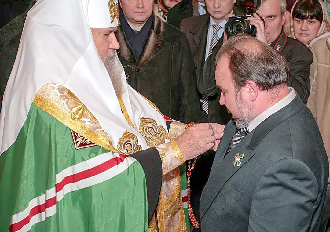 Роспись храма великомученика Пантелеимона, Патриарх. Фрески. Артель "Радость"