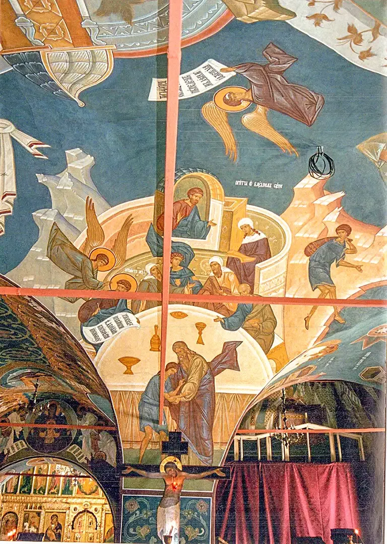Роспись храма Симеона Столпника. Фрески. Артель "Радость"