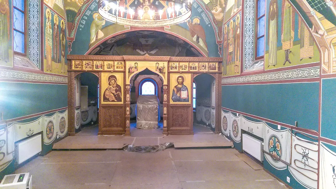 Роспись храма Всех Святых. Фрески. Артель "Радость"