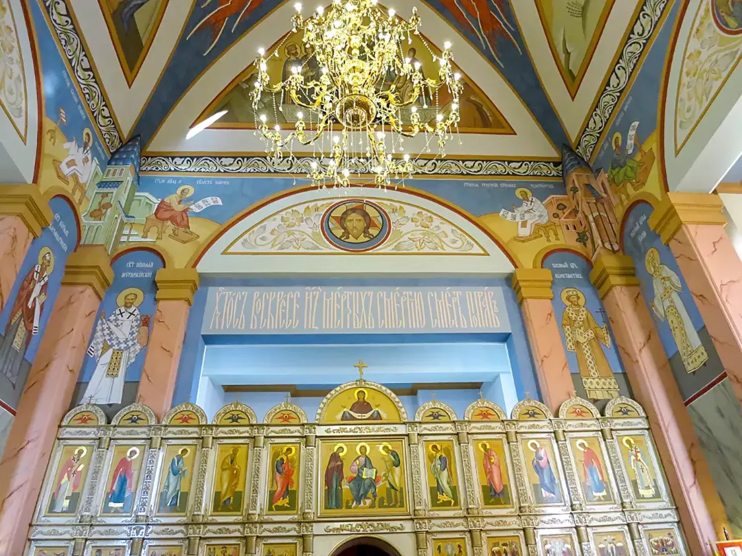 Роспись храма Живоначальной Троицы. Фрески. Артель "Радость"