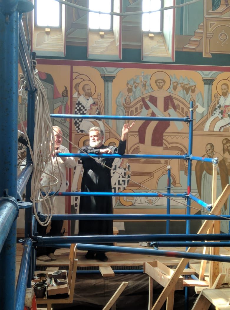 Роспись храма. Иконописцы. Фрески. Артель "Радость"