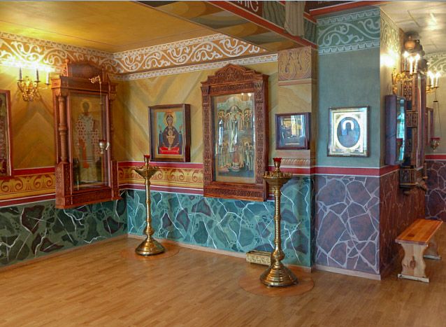 Роспись храма Сергия Радонежского. Фрески. Артель "Радость"