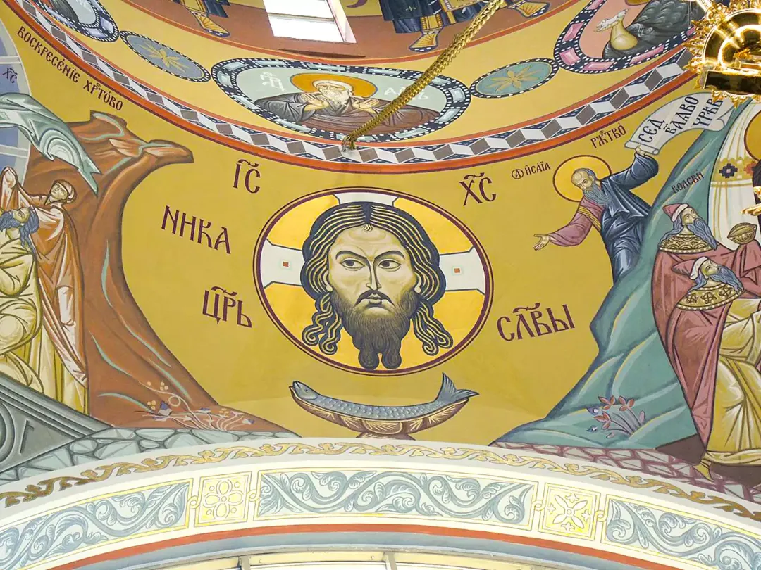 Роспись храма Георгия Победоносца на Поклонной горе. Фрески. Артель "Радость"