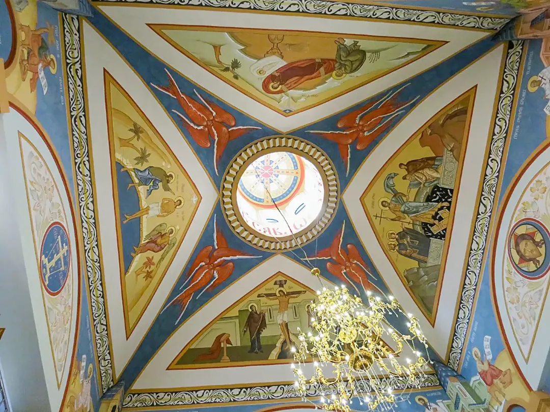 Роспись храма Живоначальной Троицы. Фрески. Артель "Радость"