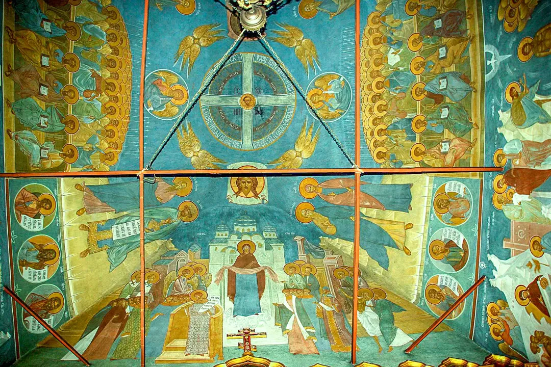 Роспись храма Симеона Столпника. Фрески. Артель "Радость"