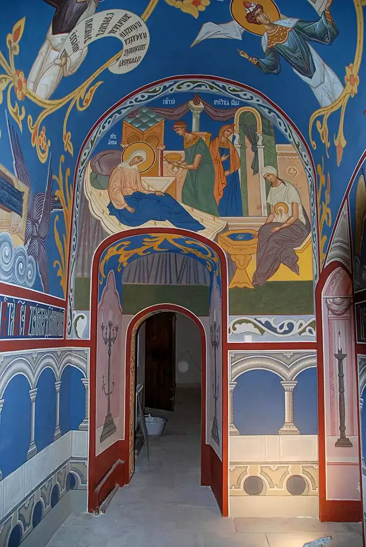 Роспись храма Покрова в Рубцове. Фрески. Артель "Радость"