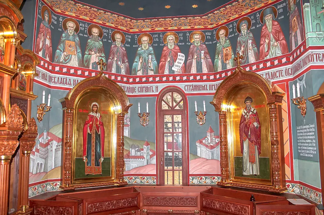 Роспись храма Николая Чудотворца. Фрески. Артель "Радость"