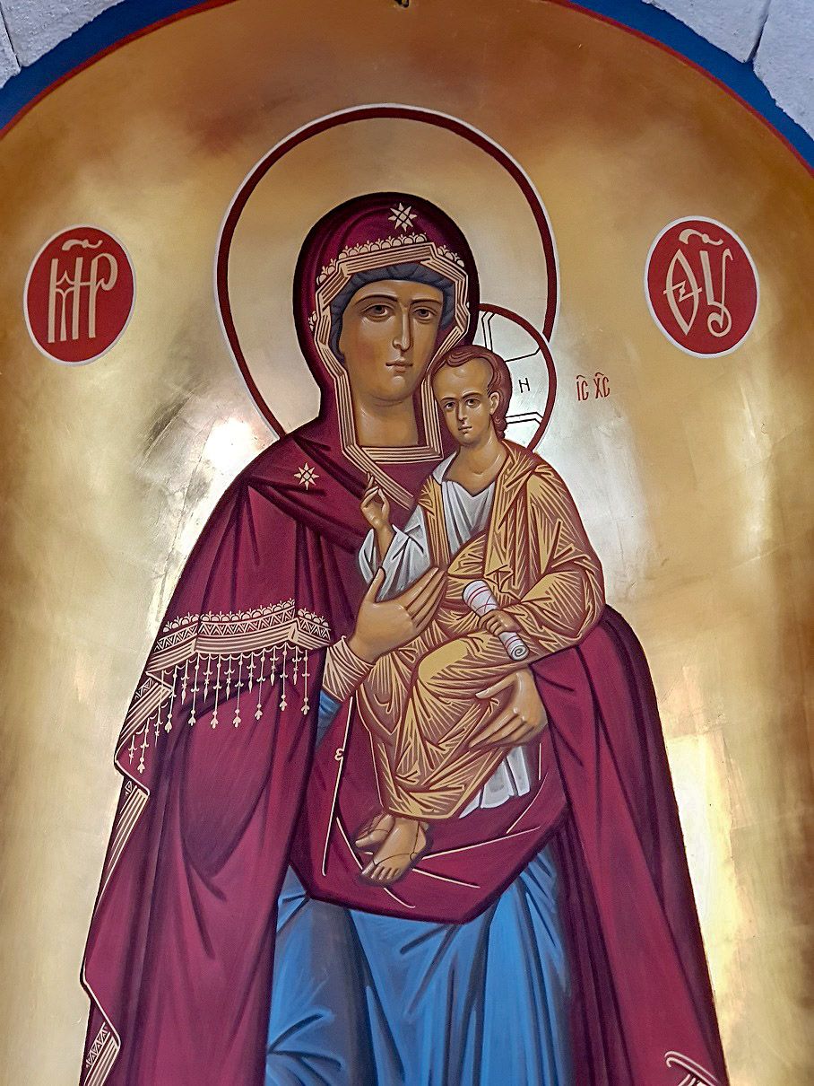 Роспись часовни Иоанна Богослова. Фрески. Артель "Радость"