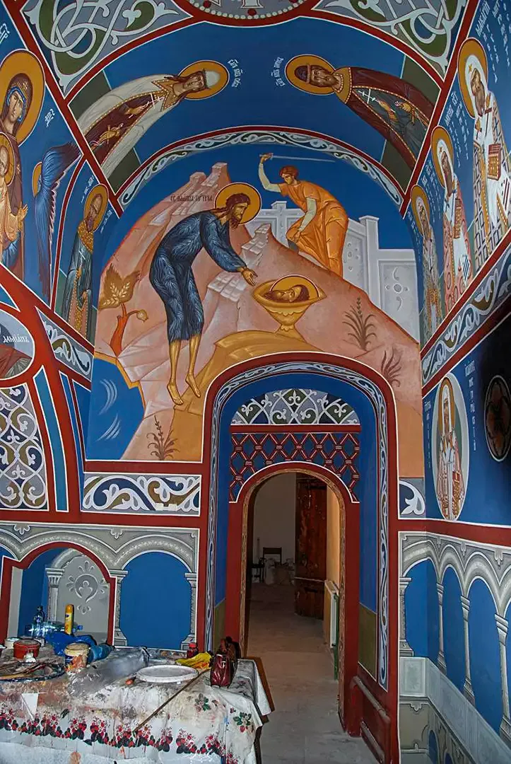 Роспись храма Покрова в Рубцове. Фрески. Артель "Радость"
