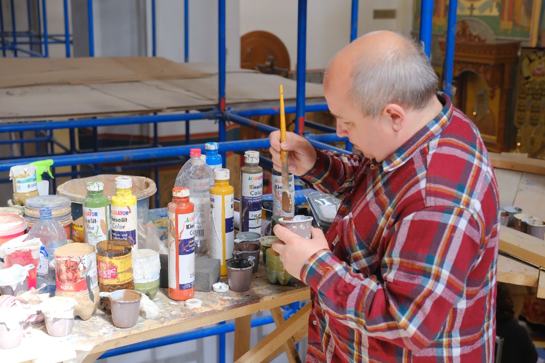 Роспись храма. Иконописцы. Фрески. Артель "Радость"